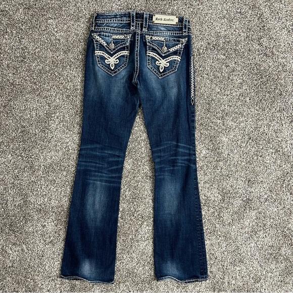 Women’s Rock Revival Elaina Boot Cut Stretch Jeans Size 27 E8254823L - Picture 2 of 16
